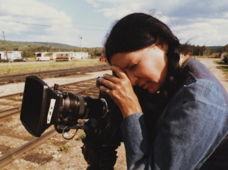 visuel de l'artiste Alanis Obomsawin pour sa nouvelle exposition au MAC 